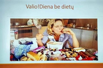 Diena be dietų - susimąstyti ir suprasti dietų problematiką